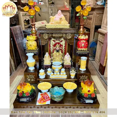 Bày Thờ Cúng 3 Vị Thần Tài Bày Thờ Cúng 3 Vị Thần Tài
